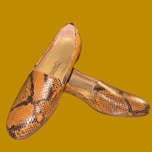 Vionic Snakeskin Pattern Loafers